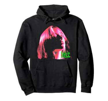 US公式正規品⭐️ ビリーアイリッシュ スウェット フーディー パーカー ホワイト BILLIE EILISH ビリー・アイリッシュ LOGO HOODIE Pullover